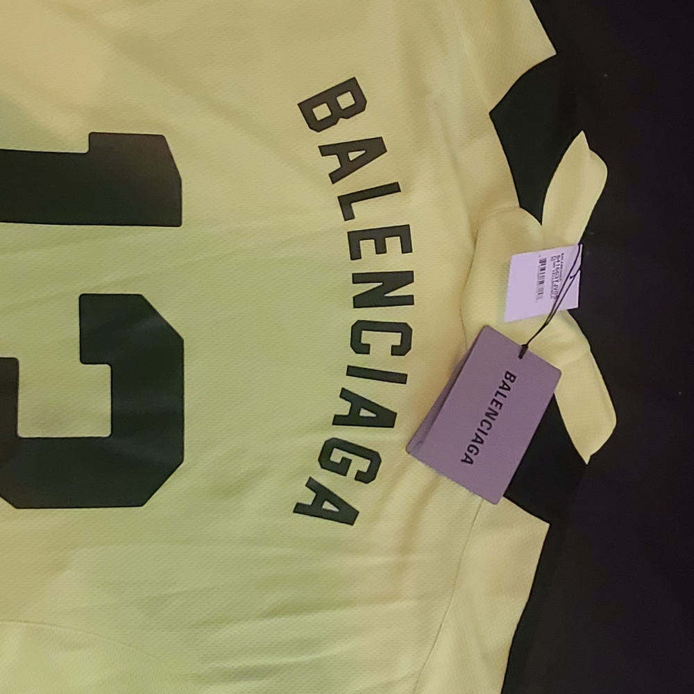 BALENCIAGA $1,190 SOCCER JERSEY